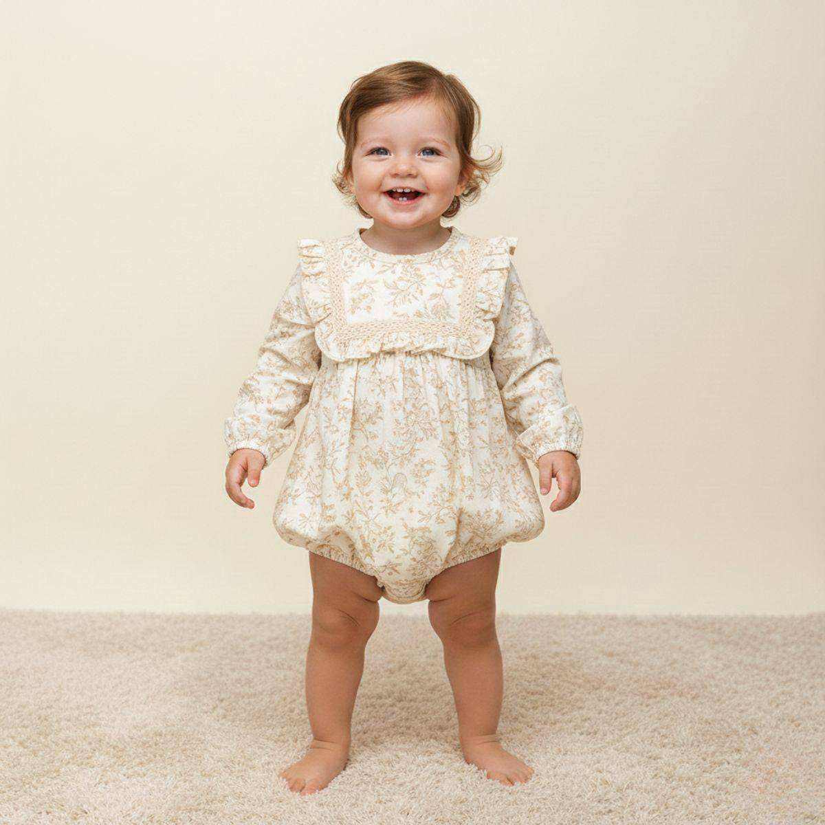 Feather & Fawn Baby Girl Romper Collection