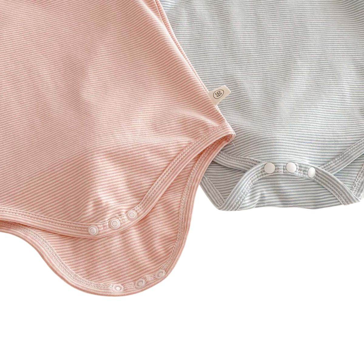 Feather & Fawn Bunny Whisper Striped Bodysuit | Baby Clothes