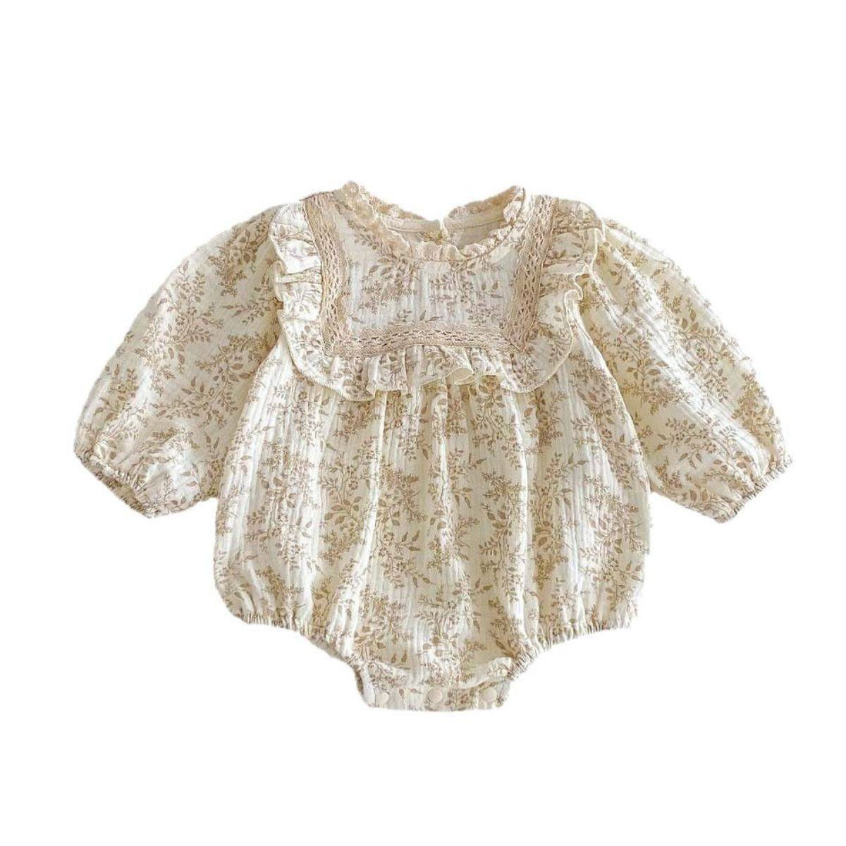 Feather & Fawn MeadowLace Vintage Floral Romper