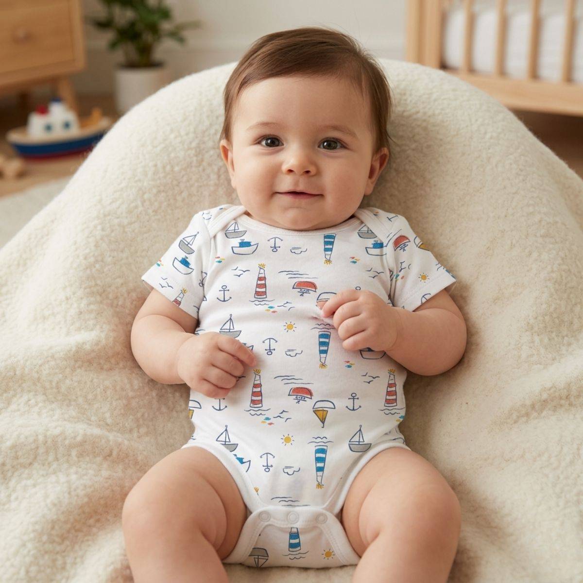 Feather & Fawn Koalababy Short Sleeve Baby Bodysuit | Baby Clothes