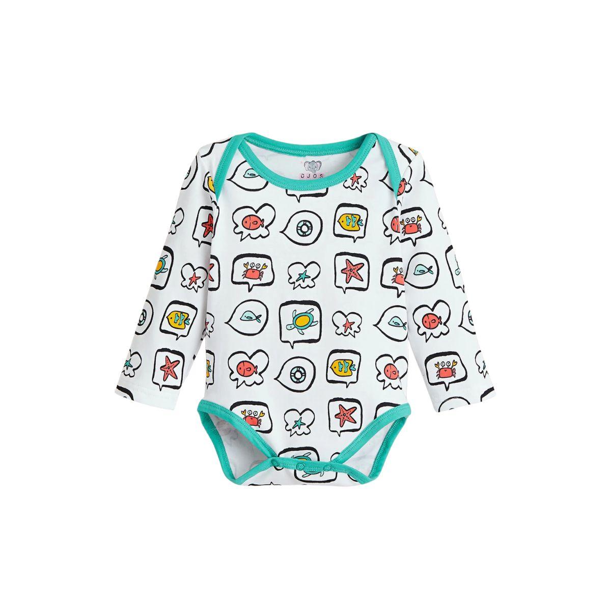 Feather & Fawn OJOS Long Sleeve Baby Bodysuit | Baby Clothes