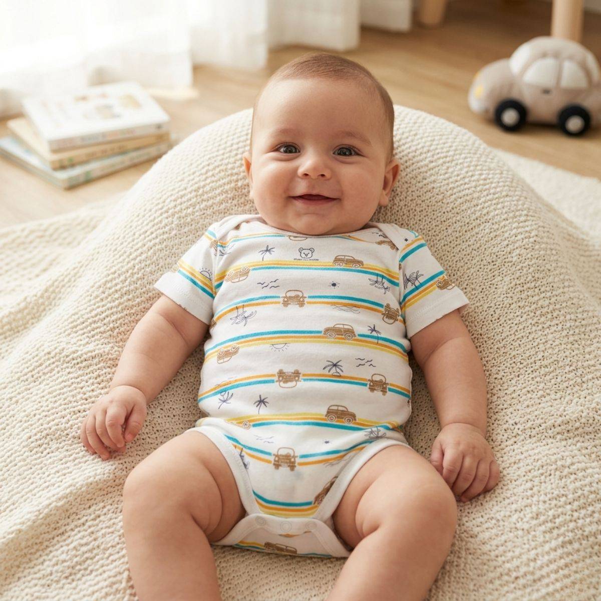 Feather & Fawn Koalababy Short Sleeve Baby Bodysuit | Baby Clothes
