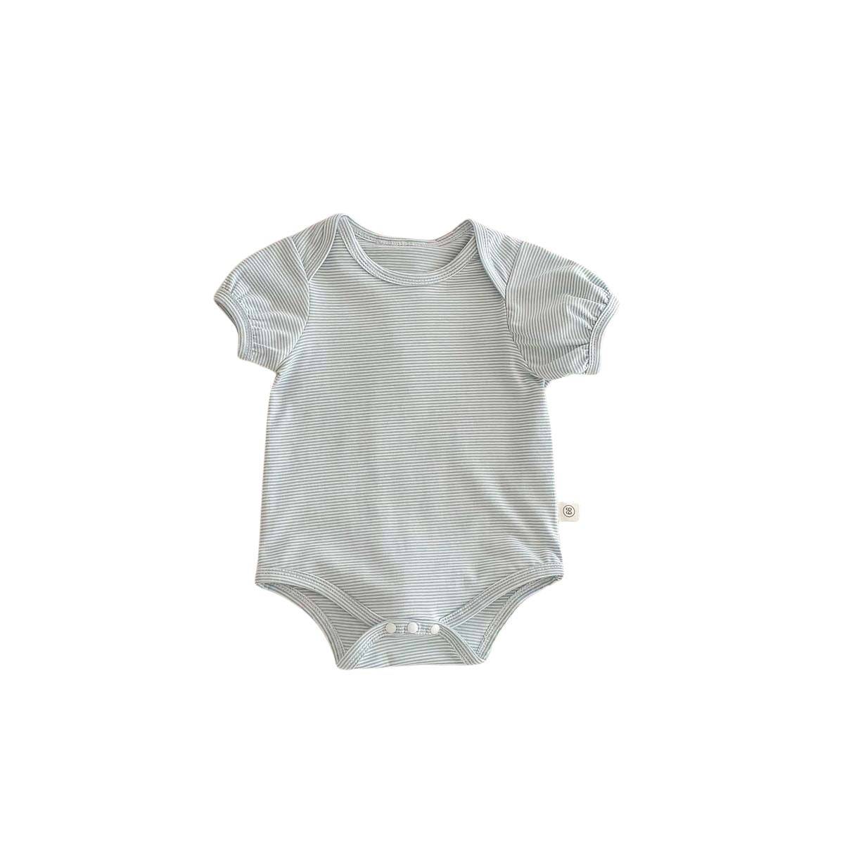 Feather & Fawn Bunny Whisper Striped Bodysuit | Baby Clothes