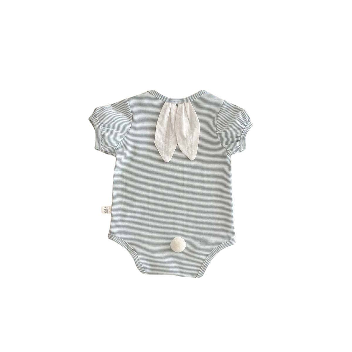 Feather & Fawn Bunny Whisper Striped Bodysuit | Baby Clothes