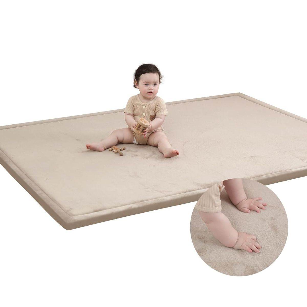 Toddly CushyCrawl V1.0 Memory Foam Play Mat | Tatami-Style Soft Floor Mat