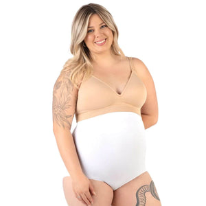B Free Maternity Underbust cotton-rich seamless full brief with over-bump design for pregnancy and postpartum comfort