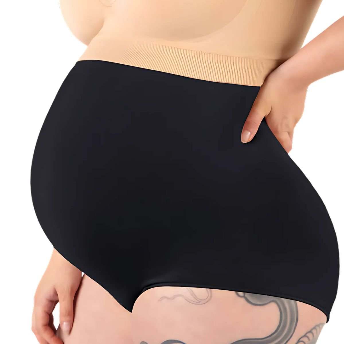 B Free Maternity Underbust cotton-rich seamless full brief for pregnancy comfort and support