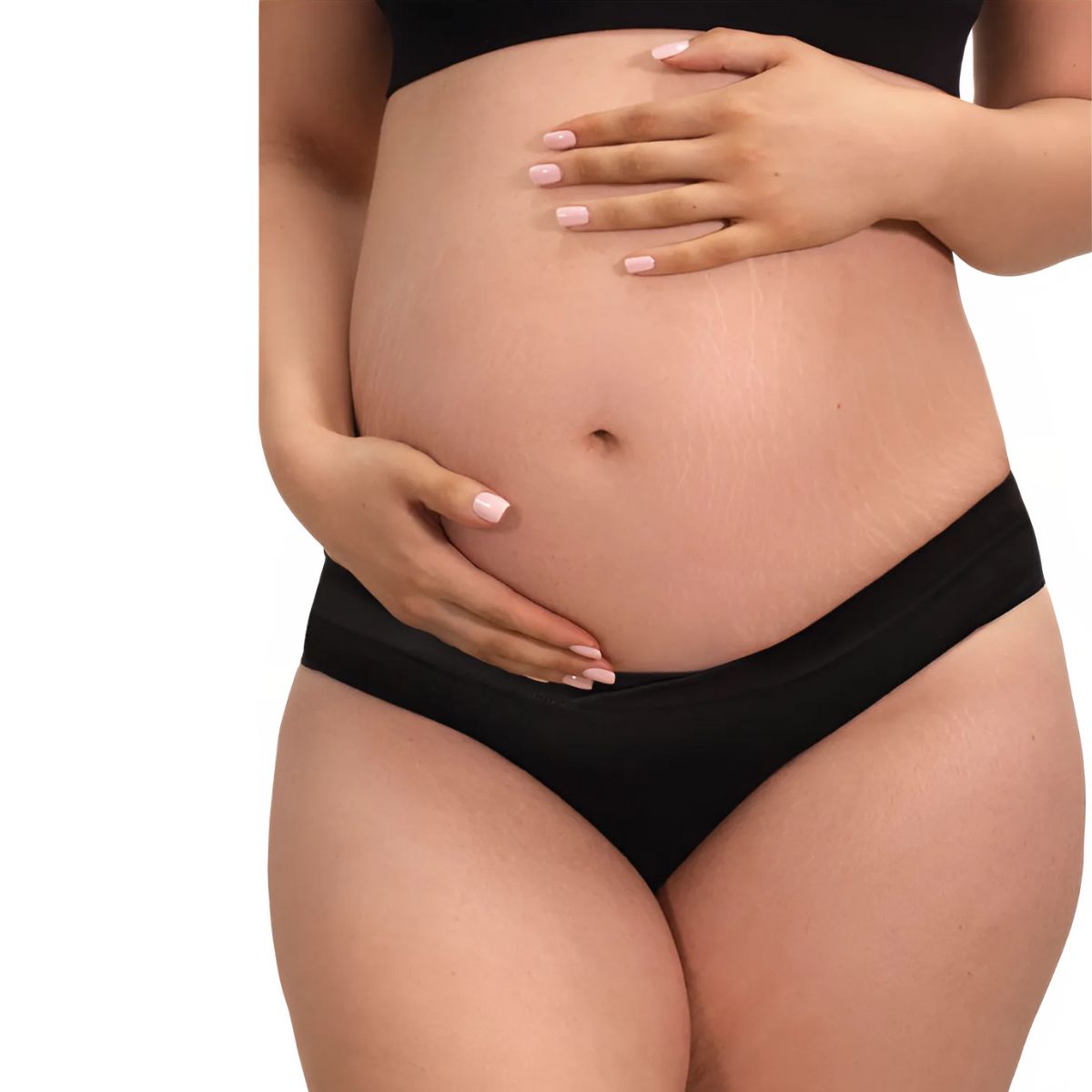 B Free Maternity V - Waist Bamboo Bikini Maternity Underwear