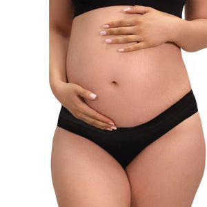 B Free Maternity V - Waist Bamboo Bikini Maternity Underwear
