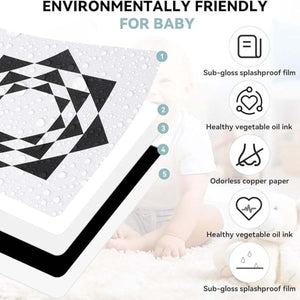 BabiePlay High - Contrast Baby Flashcards for Visual Stimulation & Brain Development Visual Stimulation Cards