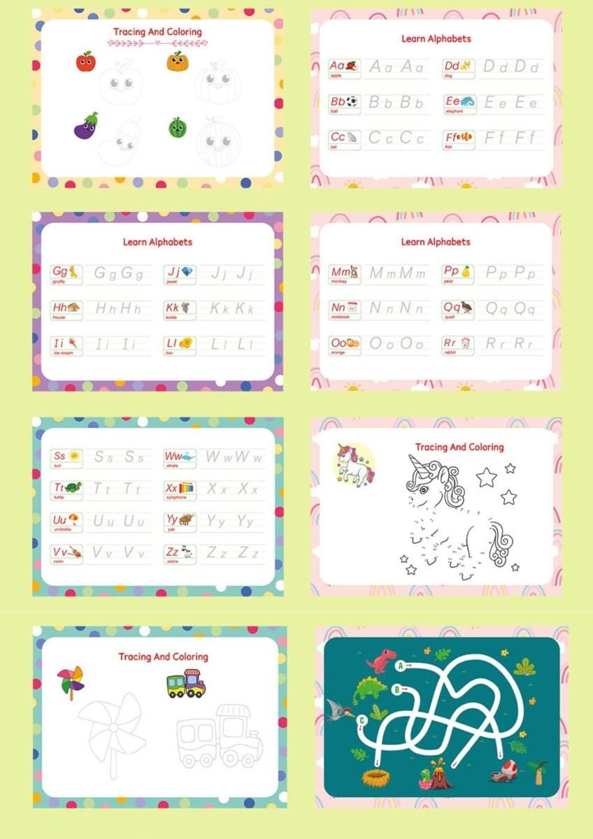 BabiePlay Toddler Busy Book: All - in - One Educational Learning Binder Busy Book