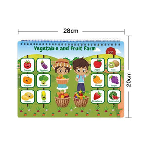 BabiePlay Toddler Busy Book: All - in - One Educational Learning Binder Busy Book