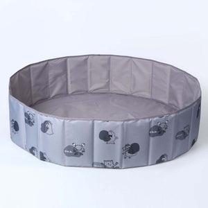 BabiePlay Ultimate Foam Ball Pit in pastel colors for indoor toddler play and skill development