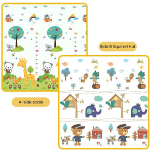 BabiePlay Versatile 0.8cm Waterproof Reversible Rollable & Foldable Play Mat Foldable Mat