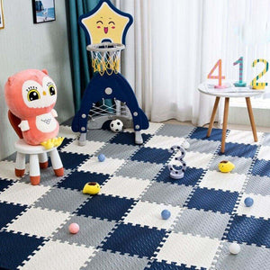 BabiesMart SoftSteps Baby Play Mat interlocking foam mats with non-toxic, non-slip surface and expandable design for safe baby play