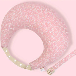 MaterniCare Embrace breastfeeding pillow with shoulder strap and waist belt