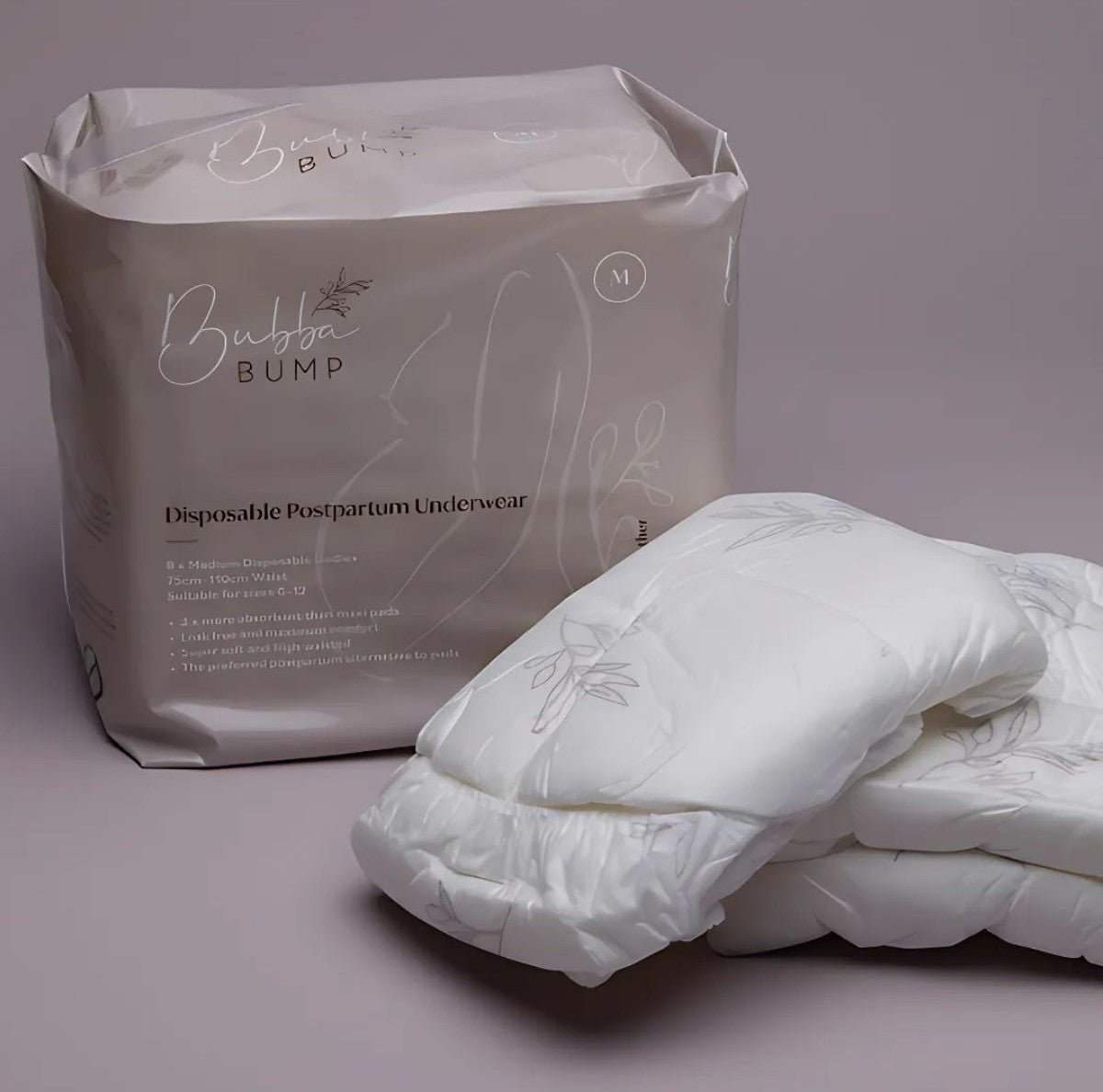 Bubba Bump Disposable Postpartum Underwear Maternity Care