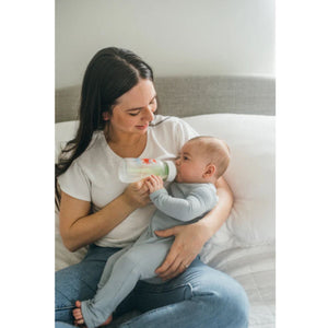 Dr. Brown's 9 oz/270 mL Glass Wide NeckOptions+ Baby Bottle w/ L3 Teat Fox, 1 - Pack Baby Bottle