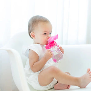 Dr Brown's Baby's First Straw Cup with Handles, 6 months+, 270ml Baby Sippy Cups