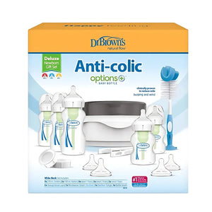 Dr Browns Deluxe Newborn Wide Neck Options+ Gift Set Baby Bottle