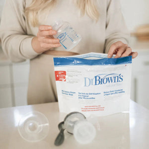 Dr Brown's Microwave Steriliser Bags Baby Bottle Steriliser