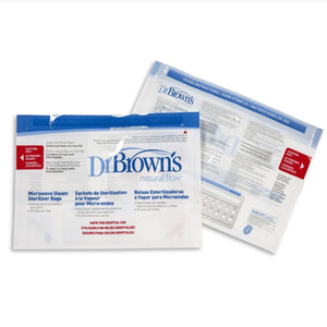 Dr Brown's Microwave Steriliser Bags Baby Bottle Steriliser