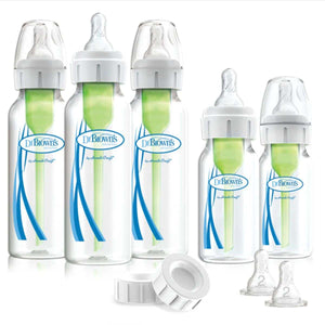 Dr Brown's Options+ Anti Colic Narrow Neck Newborn Bottle Feeding Set Baby Bottle