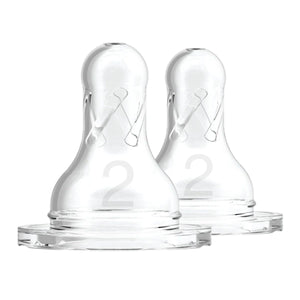 Dr Brown's Options+ Anti Colic Narrow Neck Teats Baby Bottle Nipples