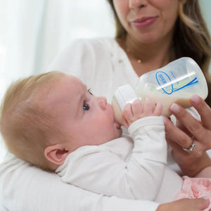 Dr Brown's Options+ Anti Colic Wide Neck Bottle with Level 1 Teat, 270ml Baby Bottle