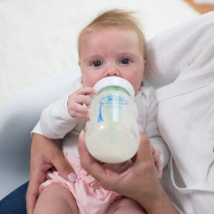 Dr Brown's Options+ Anti Colic Wide Neck Bottle with Level 1 Teat, 270ml Baby Bottle