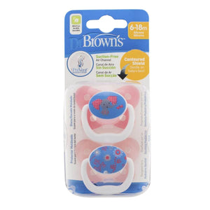 Dr Brown's PreVent Butterfly Shield Soother Pacifiers