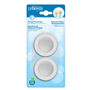Dr Brown's Travel Storage Caps For Wide Neck Bottles Storage Travel Cap