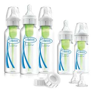 Dr Browns Wide Neck Options+ Newborn Feeding Set Baby Bottle