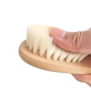 Feather & Fawn 3 - Piece Baby Grooming Set 3 Pcs Wooden Brush & Comb Set Baby Grooming Kits