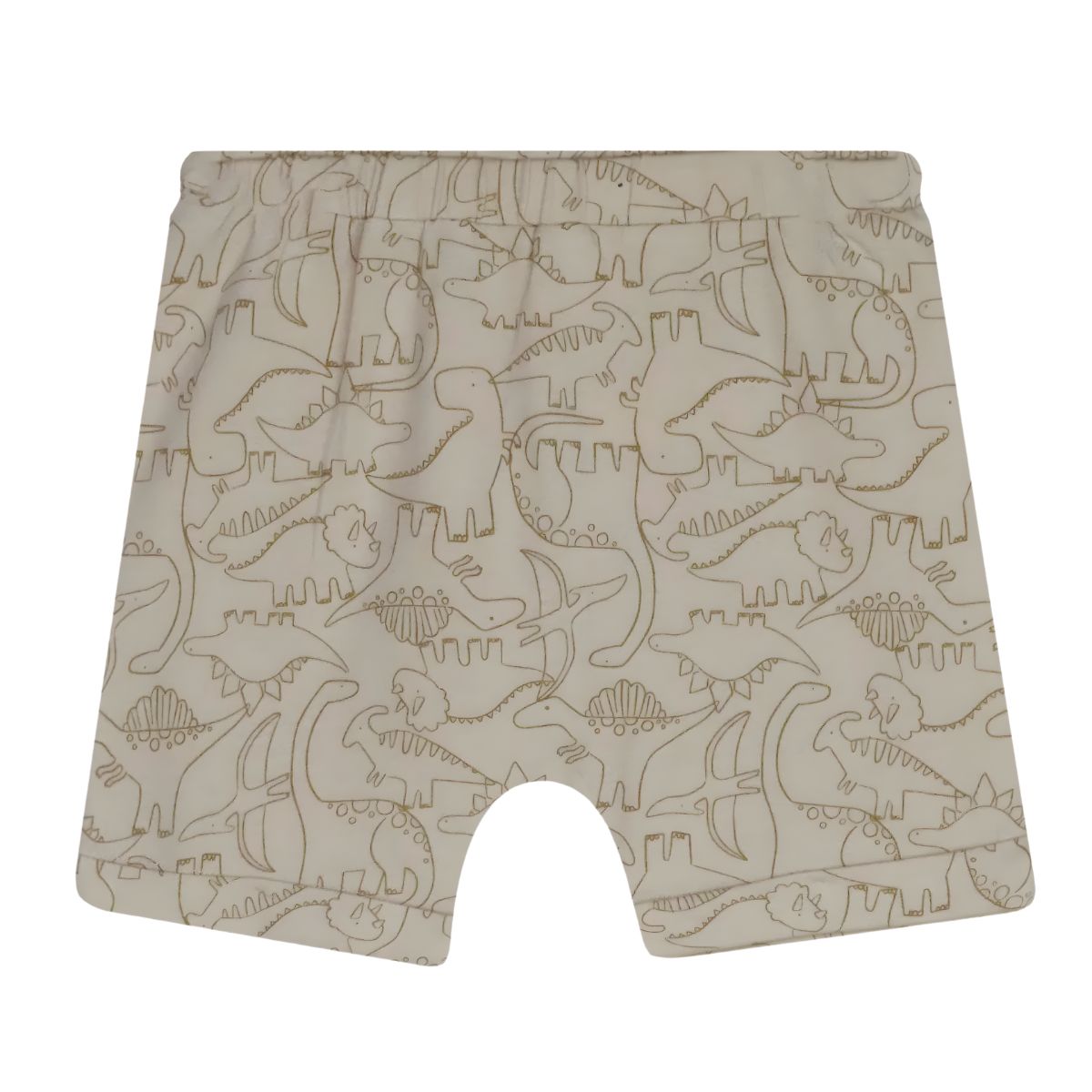 Feather & Fawn Boochee Baby Boys Ecru Dinosaur Knit Shorts Baby Clothes