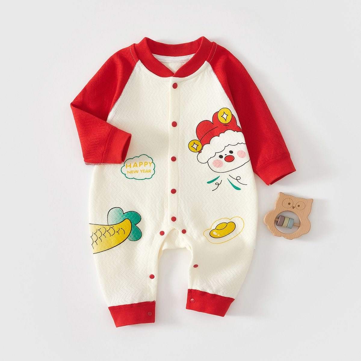 Feather & Fawn CozySoft Printed Baby Romper Collection Baby Clothes
