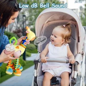 Feather & Fawn Giraffe Hanging Toy All - in - One Stroller & Crib Toy Pram Hanging Toy