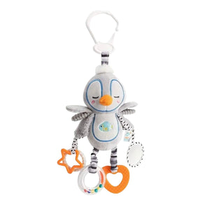 Feather & Fawn Hanging Toy for Prams & Strollers | Penguin, Bee, Rabbit, Parrot Pram Hanging Toy
