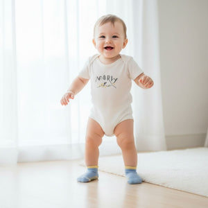 Feather & Fawn Non - slip Socks Safe & Snug Grippy Cotton Socks Baby Socks