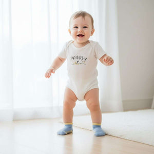 Feather & Fawn Non - slip Socks Safe & Snug Grippy Cotton Socks Baby Socks