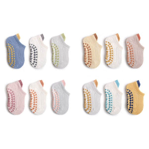 Feather & Fawn Non - slip Socks Safe & Snug Grippy Cotton Socks Baby Socks