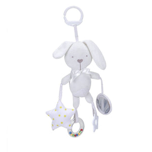 Feather & Fawn Pram Hanging Toy Sensory Animal Toy for Baby's Development Pram Hanging Toy