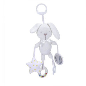 Feather & Fawn Pram Hanging Toy Sensory Animal Toy for Baby's Development Pram Hanging Toy