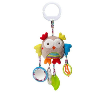 Feather & Fawn Pram Hanging Toy Sensory Animal Toy for Baby's Development Pram Hanging Toy