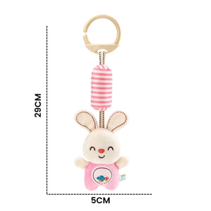 Feather & Fawn Sensory Plush Wind Chime Toy & Hanging Toy for Cribs & Strollers Pram Hanging Toy