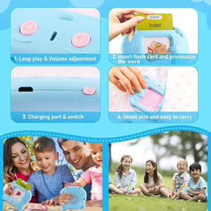 kidst 510 Word Talking Flash Cards | Toddler Speech & Learning Toy Vocabulary Builder Talking Flash Cards