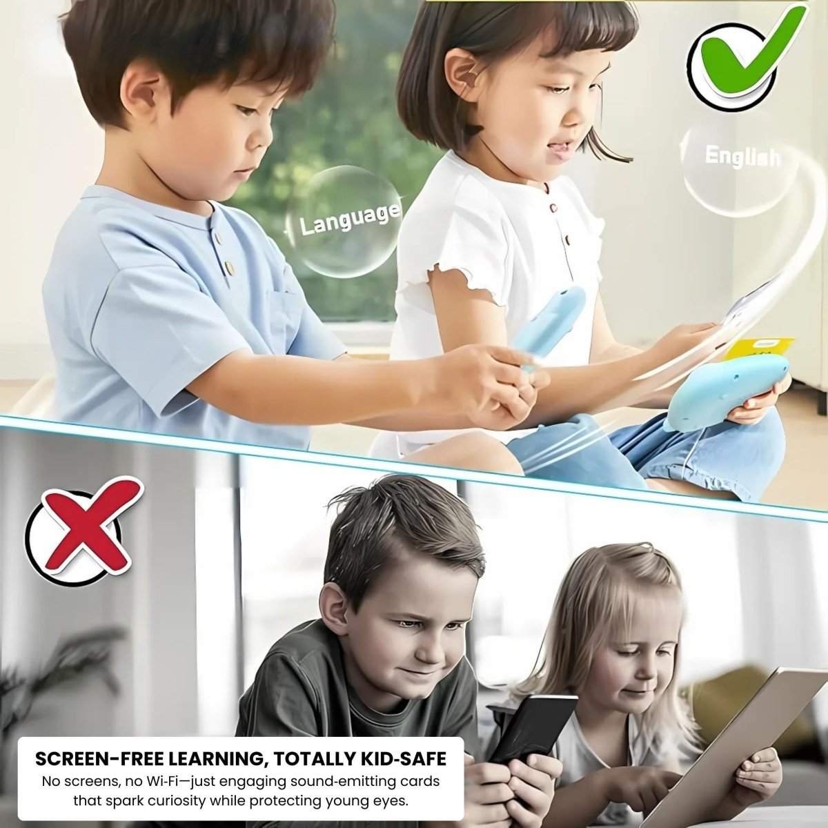 kidst 510 Word Talking Flash Cards | Toddler Speech & Learning Toy Vocabulary Builder Talking Flash Cards