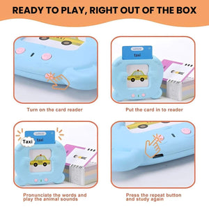 kidst 510 Word Talking Flash Cards | Toddler Speech & Learning Toy Vocabulary Builder Talking Flash Cards