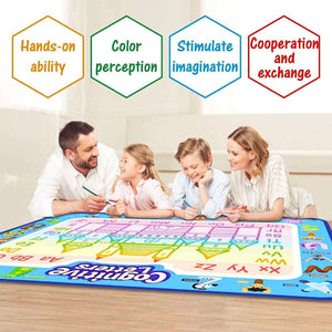 Kidst Aqua Water Doodle Mat for mess-free, reusable water drawing and early learning fun