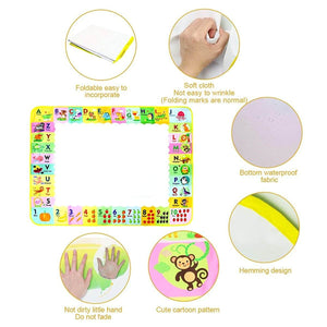 Kidst Aqua Water Doodle Mat mess-free reusable water drawing mat for kids educational creative play